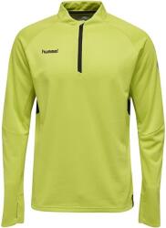 Hummel Tech Move Half Zip kapucnis lime L - Sportos és funkcionális L színes