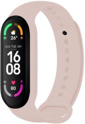 FIXED 194516 Szilikon szíj Xiaomi Band 7/ Mi Band 6/ Mi Band 5 okosórákhoz, pink (FIXSSTB-989-PI)