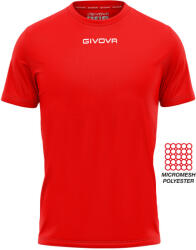 GIVOVA mikroszorata sport t -szekrény 3xl - lélegző és könnyűsúlyú 3XL vörös