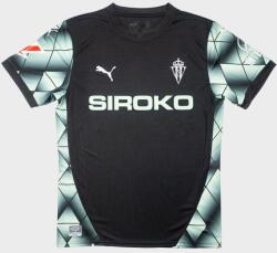 PUMA Kids Football Hivatalos Puma fiú focimez Real Sporting Real Sporting de Gijón L fekete|zöld