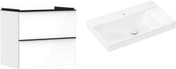 Hansgrohe Készlet szekrény Hansgrohe Xelu Q 54027670, mosdótál Hansgrohe Xelu Q 61024450