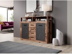 WIPMEB Luna Midi B Komód 2d4s Old Style Dark/matera