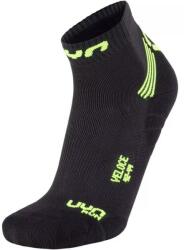 UYN Man Run Veloce Socks férfi sportzokni 39 fekete|sárga
