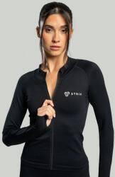 GymBeam STRIX Дамски безшевен спортен топ Black XS