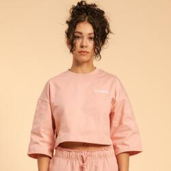 GymBeam BeastPink Дамска тениска Cropped Serenity Pink M