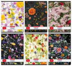 Herlitz Flower II A4 87-32 kockás füzet (400200723) - haztartasibolt