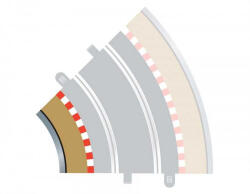 Scalextric C8225 - Radius 2 Inner Border/Barrier 45° (28-C8225)