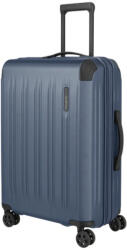 Travelite Dynamiic kék 4 kerekű bővíthető közepes bőrönd (7000148-20)