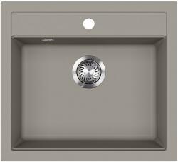 Evido 442063 - Evido Quadro 6 1 medencés gránit mosogató 565X510 platina (442063)