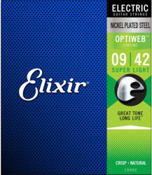 Elixir 19002 OptiWeb elektromos gitárhúr 09-42