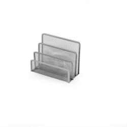 Bluering Fémhálós levéltartó 3 rekeszes Bluering® ezüst (LEVFEMH9126ASZU) - tonerpiac