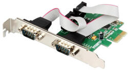 BLACKBIRD PCI-E Bővítőkártya 2x Soros RS-232 port (BH1261) - snaigeshop