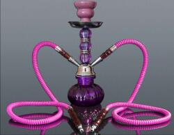 Padonio Hookah kisméretű lila színű shisha - 2 csöves (DM-5-5334)