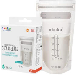  Akuku tejtároló zacskó 150 ml - 30 db - babastar