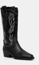 Answear. LAB cowboy csizma fekete, női, magassarkú - fekete Női 38 - answear - 22 990 Ft