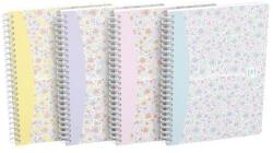 OXFORD Floral A5 kockás spirálfüzet (400094951) - tintasziget
