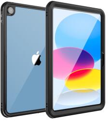 Husă SOLID IP68 față-verso pentru Apple iPad (A16) 2025 / iPad 2022 negru