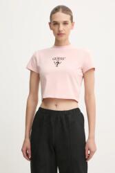 Guess t-shirt COLETTE női, rózsaszín, V4YI20 KCDH1 - rózsaszín XL