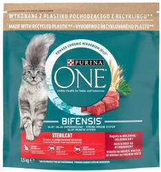 ONE Bifensis Adult Sterilcat Beef száraztáp ivartalaníított felnőtt macskák részére marhával és búzával 800g - vetpluspatika