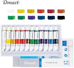  DELI DMAST Akvarellfesték készlet 12ml/12 tubusos (DEC310-12)