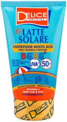 Delice Bebé Latte Solare naptej gyermekeknek - érzékeny és finom bőrre OF50+ UVA&UVB 100 ml