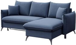 Rodier Sötétkék kárpitozott sarokkanapé MESONICA Lilio 230cm Jobb (RODIER-BRIM-210A-4R)