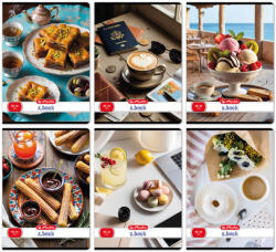 Herlitz Füzet A/4 32 Lapos Sima Taste The Globe Vegyes Minta (H400200691)