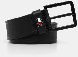 Tommy Jeans bőr öv fekete, férfi, AM0AM13291 - fekete 105