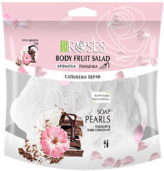 Nature of Agiva Roses Fruit Salad 2: 1 Tusoló szivacs szappangolyókkal joghurtos csokoládé illattal - hajpatika