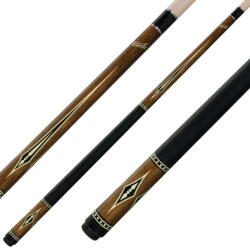 Cuetec Warrior Biliárd Dákó, Pool, 3/8x14 Csatlakozóval, Barna