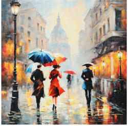 PAKOWORLD Tablou canvas Nightdream I, Multicolor, 100x100 cm (296-000045)