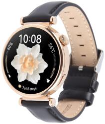 LEATHER Bőr szíj Garmin Lily 2 / Lily 2 Active fekete