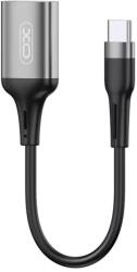 XO Adapter OTG NB201 Type-C to USB-A 150mm fekete