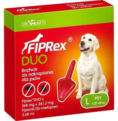 Fiprex L 268mg+241, 2mg rácsepegtető oldat kutyáknak