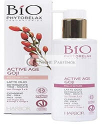 Phytorelax Laboratories Bio Phytorelax Aktív Kor Anti-Aging Goji Tisztító Olaj Tej 200 ml