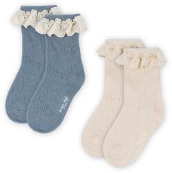Konges Sløjd gyerek zokni POINTELLE SOCKS 2 pár KS102892 - kék 19/21
