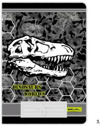 Belmil szótár füzet, Dinosaur World, 40 lapos, A/5 (31-40) (PRI_2025_LCBC1077)