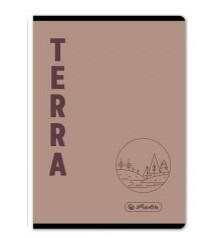 Herlitz Terra Terra sima füzet, A5/20-32 - Herlitz (H_2025_400200758_barna)