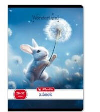 Herlitz Wonderland Nyuszi sima füzet, A5/20-32 (H_2025_400200756_Wonder)