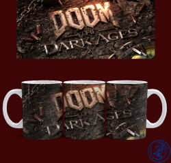 Doom - The Dark Ages bögre (Fehér)