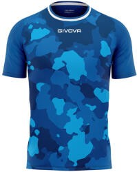 Givova SHIRT ARMY INTERLOCK dressz azúrkék-türkiz M