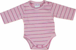  Csíkos vállonpatentos baba body (26296902050)
