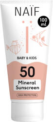 Naïf Crema cu protectie solara minerala SPF 50 - Bebelusi si copii - 100 ml - Naïf