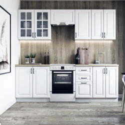Halmar ELIZABETH 240 - кухня бял мат и дъб сонома (ELIZABETH240/kitchen/1)