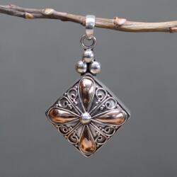 Csakra Shop Ezüst és Arany Függelék- Négyzet