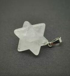 MyVanilla Ásvány Merkaba Medál - Hegyikristály (2x2 cm)
