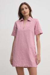 Pepe Jeans farmerruha LENA rózsaszín, mini, harang alakú, PL953726 - rózsaszín S