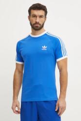 adidas Originals pamut póló 3-Stripes lila, férfi, mintás, JD2880 - kék XL