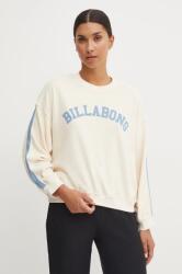 Billabong felső New School Crew bézs, női, nyomott mintás, ABJFT00461 - bézs L