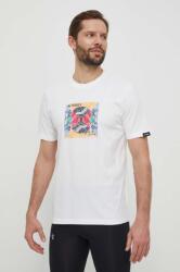 adidas TERREX t-shirt TX Unite fehér, férfi, nyomott mintás, IM8366 - fehér S